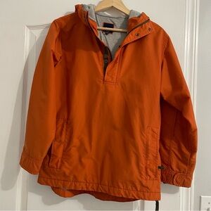 GapKids Jacket XL (12) Hood Orange Gray Lining
